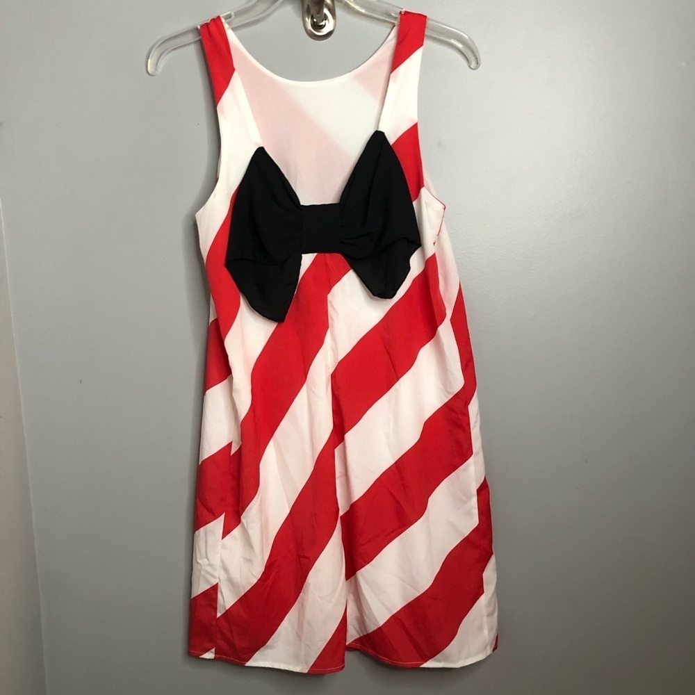 Everly Nordstrom red and white striped sleeveless top Stitch Fix Sz Sm - Picture 5 of 8